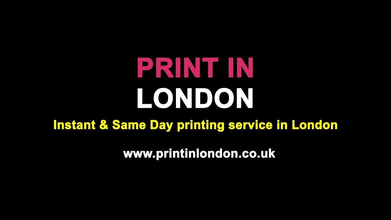 how to print in london